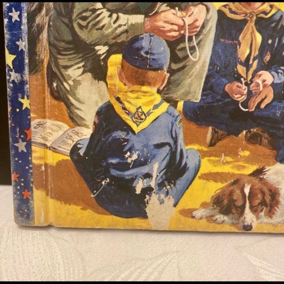 Vintage 1959 Giant Little Golden Book ‘Cub Scouts’ First Edition - Picture 2 of 9
